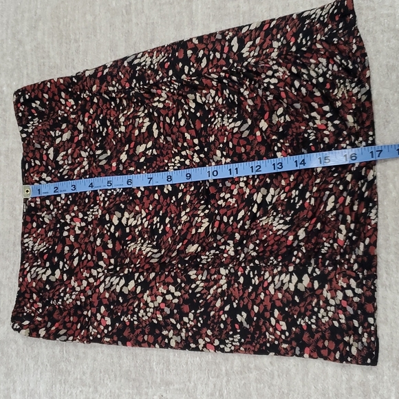 Free People Floral Print Ruched Bodycon Mini Skirt - Picture 9 of 9